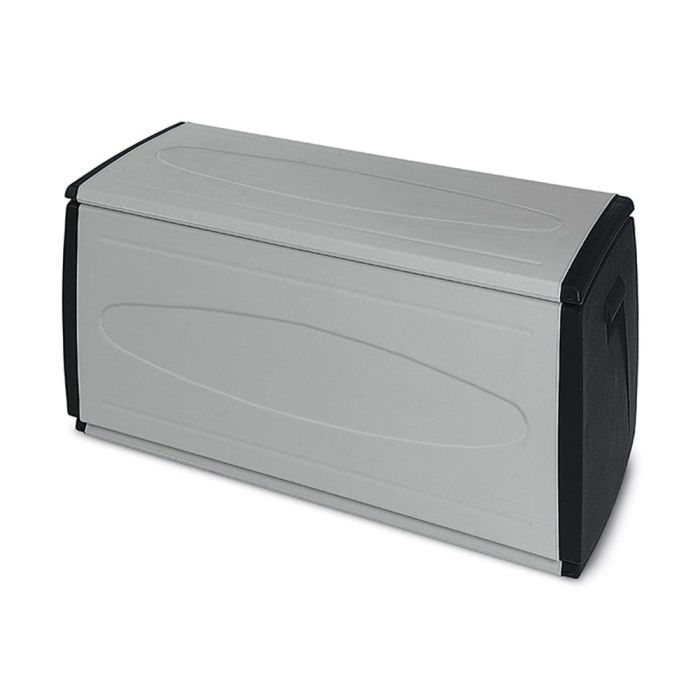 Terry Princeblack 120 Baúl de Resina 120x54x57 cm IPX3 Gris/Negro