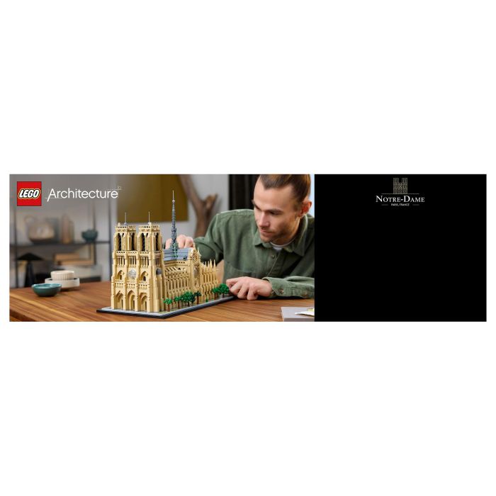 LEGO Architecture Notre-Dame de Paris 21061 Juego de Construcción para Adultos con 4383 Piezas 27