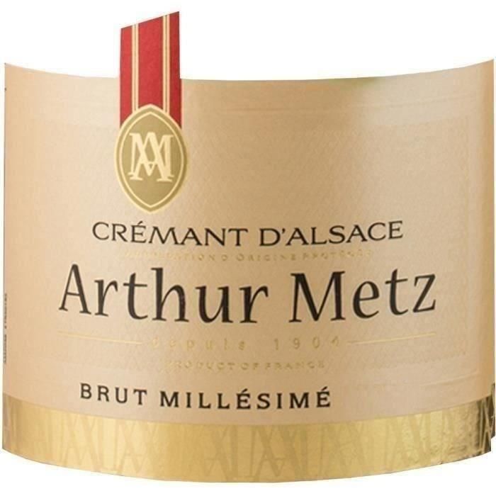 Arthur Metz Crème d'Asace Brut Vintage - Sabor 2015 1