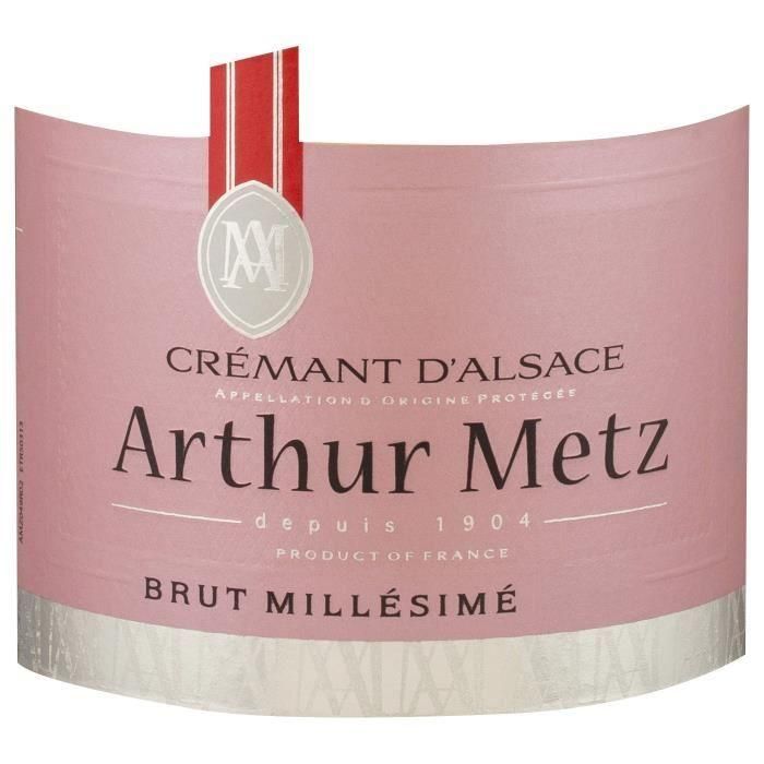 Arthur Metz Rosé Crémant d'Alsace x1 1