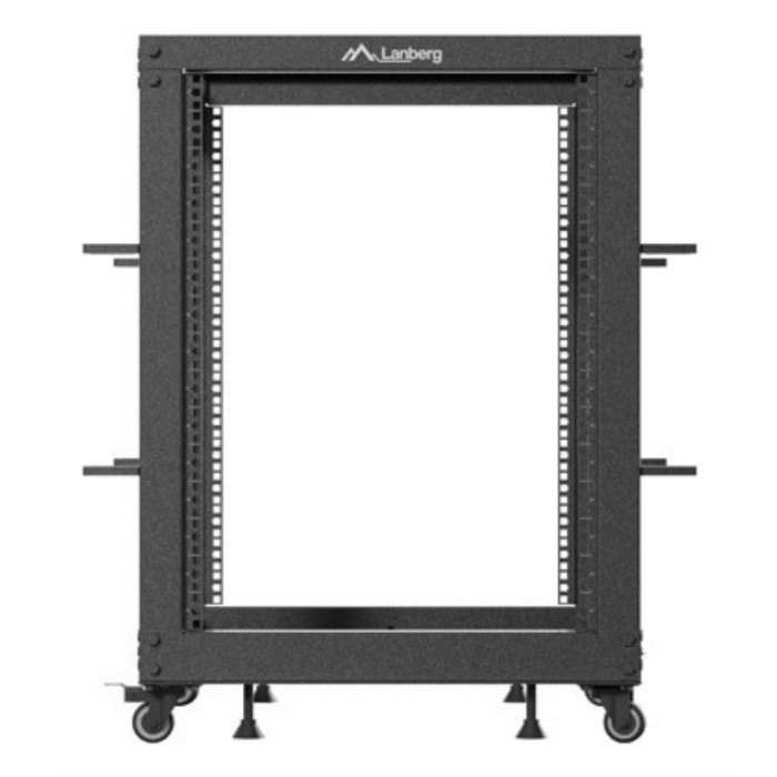 Lanberg OR01-6115-B Armario Rack Independiente 15U para Servidores y Equipos de Red, Carga Máxima 600 kg, Negro 2 Lanberg OR01-6115-B Armario Rack Independiente 15U para Servidores y Equipos de Red, Carga Máxima 600 kg, Negro 2