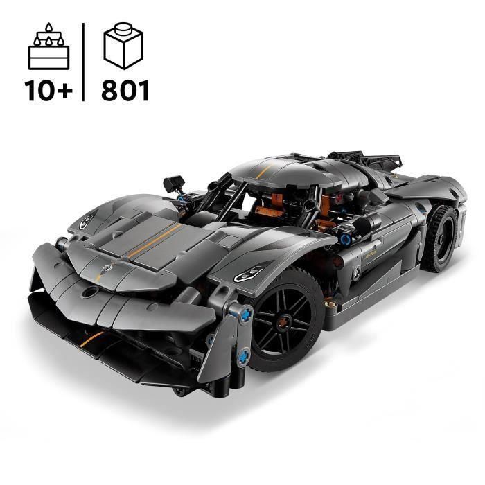 LEGO 42173 Hipercoche Koenigsegg Jesko Absolut Gris Technic - Maqueta de Construcción con Motor V8 y Puertas Diedro, +10 años 1 LEGO 42173 Hipercoche Koenigsegg Jesko Absolut Gris Technic - Maqueta de Construcción con Motor V8 y Puertas Diedro, +10 años 1