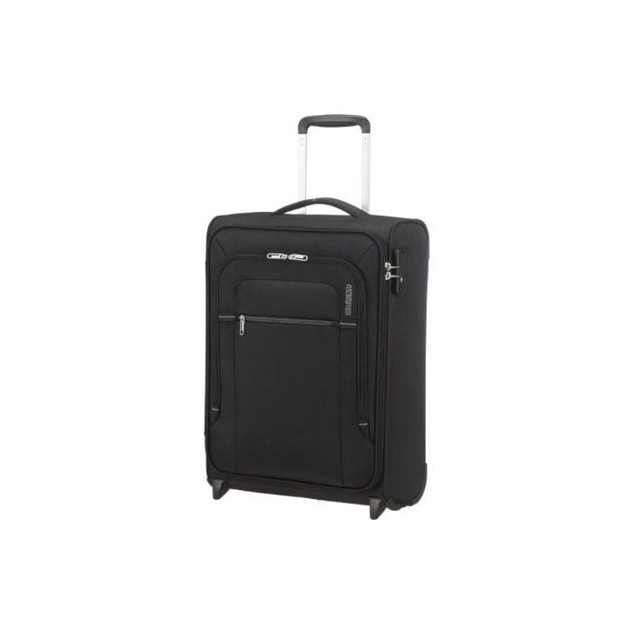 Maleta de Cabina American Tourister Crosstrack Upright 55cm/ 55x40x20cm/ 2 Ruedas/ Negro y Gris 1