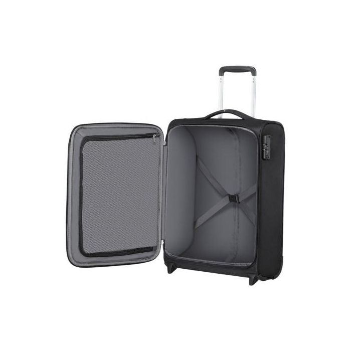 Maleta de Cabina American Tourister Crosstrack Upright 55cm/ 55x40x20cm/ 2 Ruedas/ Negro y Gris 2