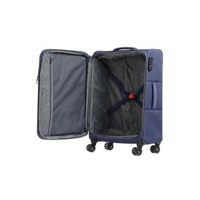 Set de 3 Maletas de Cabina American Tourister Sea Seeker Hyperspeed/ 46cm - 43cm - 40cm/ 4 Ruedas/ Marino Combate 1