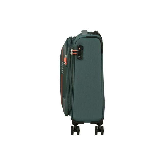 Maleta de Cabina American Tourister Pulsonic Spinner 55cm/ 55x40x23cm/ 4 Ruedas/ Verde Bosque Oscuro 3