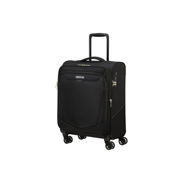 Maleta de Cabina American Tourister SummerRide Spinner 55cm/ 55x40x23cm/ 4 Ruedas/ Negro 1