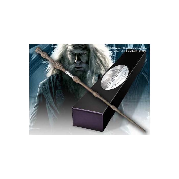 The Noble Collection Réplica Varita de Albus Dumbledore pintada a mano, con caja de colección y placa identificativa de Harry Potter 0 The Noble Collection Réplica Varita de Albus Dumbledore pintada a mano, con caja de colección y placa identificativa de Harry Potter 0