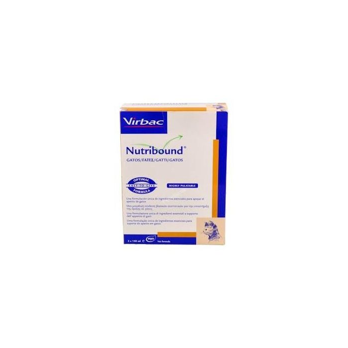 Virbac Nutribound Gatos Oral 3 x 150 mL