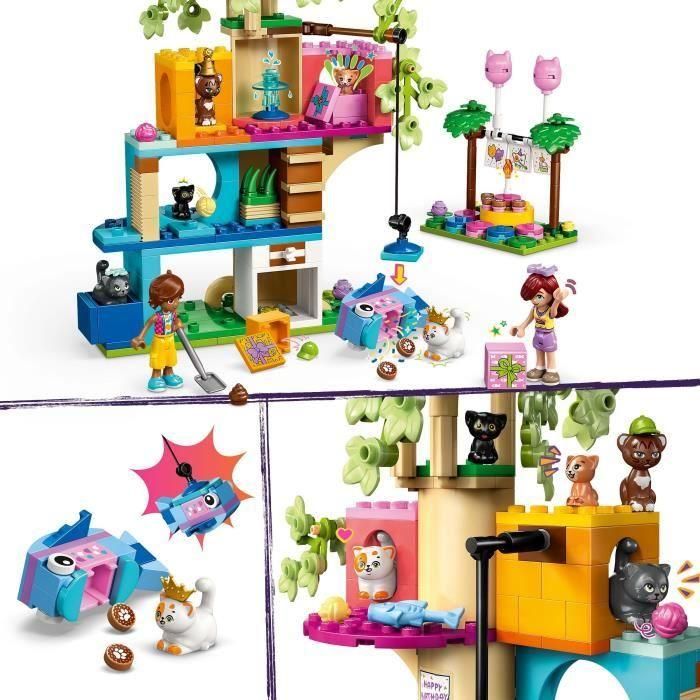 LEGO Friends Fiesta de Cumpleaños y Casa del Árbol Felina – Set de Construcción de Gatos para Niñas y Niños de 6+ Años 2 LEGO Friends Fiesta de Cumpleaños y Casa del Árbol Felina – Set de Construcción de Gatos para Niñas y Niños de 6+ Años 2