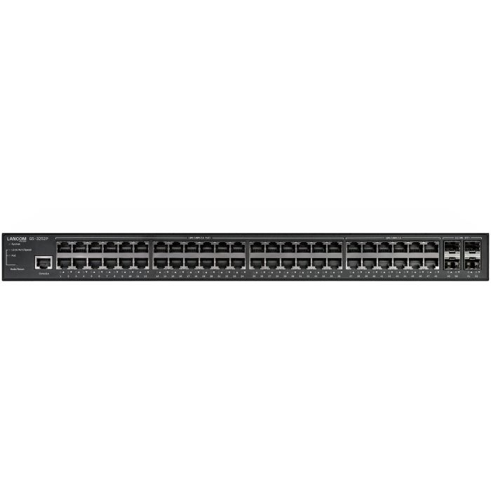 LANCOM GS-3252P RM M 48+4P Switch Gestionado L3 Gigabit Ethernet (48 PoE+) y 4 SFP+ Montaje en Rack 0 LANCOM GS-3252P RM M 48+4P Switch Gestionado L3 Gigabit Ethernet (48 PoE+) y 4 SFP+ Montaje en Rack 0