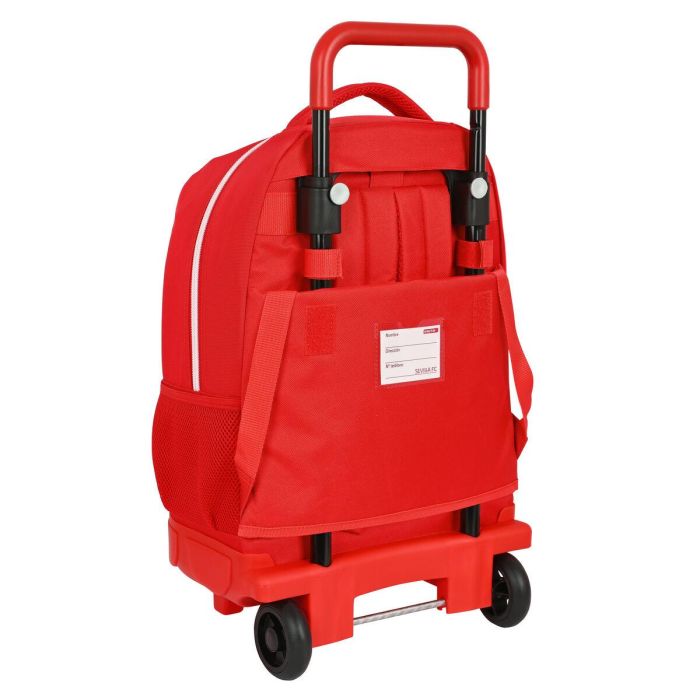 Mochila Escolar con Ruedas Sevilla Fútbol Club Rojo (33 x 45 x 22 cm) 1 Mochila Escolar con Ruedas Sevilla Fútbol Club Rojo (33 x 45 x 22 cm) 1