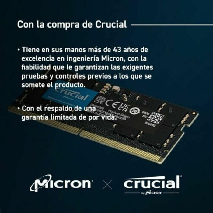 Memoria RAM Crucial CT16G56C46S5 16 GB DDR5 5600 MHz 1