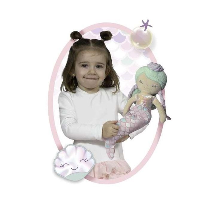 Muñeca ocean fantasy con cuerpo blando. estuche convertible en cuna 36cm 3