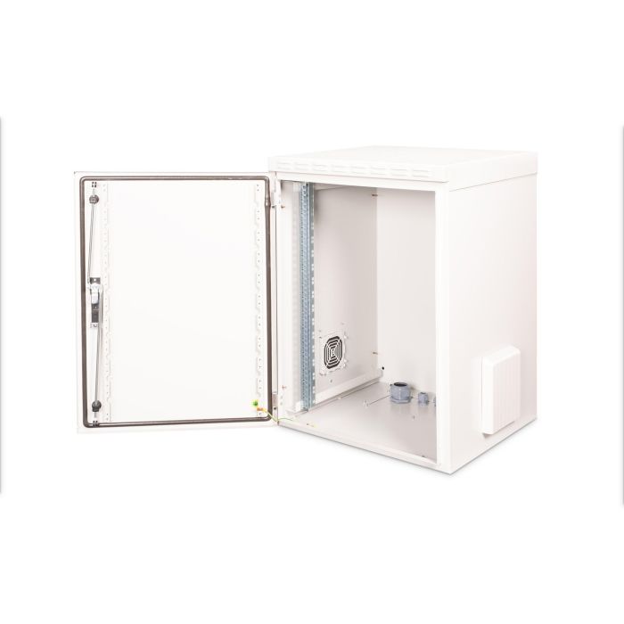 Digitus Professional Carcasa de Pared Outdoor IP55 16HE, 891x600x600 mm, Gris RAL 7035, Bastidor de 19", 100 kg 5