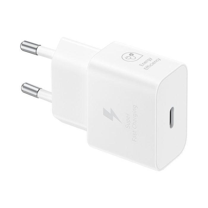 Samsung 25W Power Adapter (w/o cable) White Samsung 25W Power Adapter (w/o cable) White