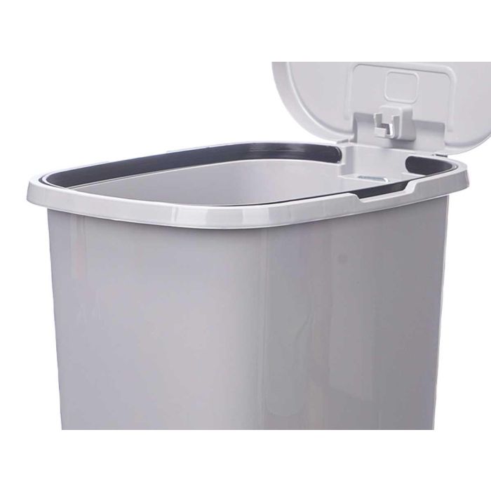 Papelera 10L Pedal Gris Arte Regal 21X35CM (8 Unidades) 3 Papelera 10L Pedal Gris Arte Regal 21X35CM (8 Unidades) 3