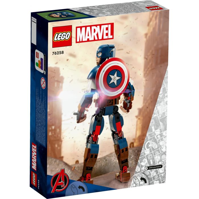 LEGO Capitán América Marvel Super Heroes Figura para Construir 310 Piezas 11 LEGO Capitán América Marvel Super Heroes Figura para Construir 310 Piezas 11