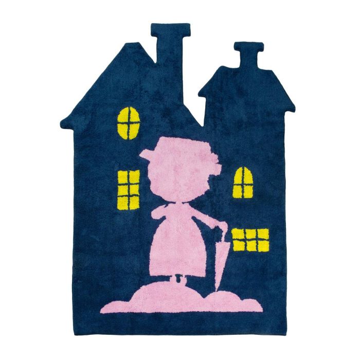 Alfombra Infantil HappyFriday Nanny 120 x 160 cm Casa