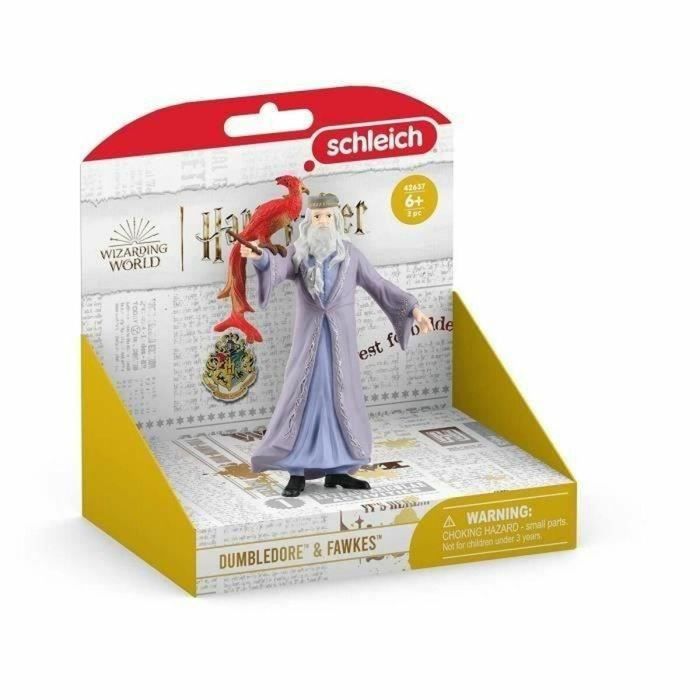 Figura de Acción Schleich Albus Dumbledore & Fawkes 2 Figura de Acción Schleich Albus Dumbledore & Fawkes 2