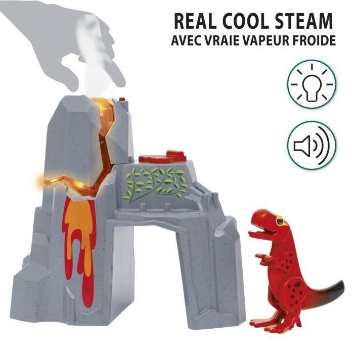 Brio Volcán en erupción de dinosaurios - Accesorio de circuito de tren de madera - Acción de juego sin batería/imán - Edades 3 - Brio 4 Brio Volcán en erupción de dinosaurios - Accesorio de circuito de tren de madera - Acción de juego sin batería/imán - Edades 3 - Brio 4