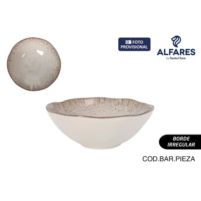 Inde Bol Arena 16 cm Brillo - Colección Arena, Ø16x6 cm, 343 g (24 Unidades) Inde Bol Arena 16 cm Brillo - Colección Arena, Ø16x6 cm, 343 g (24 Unidades)