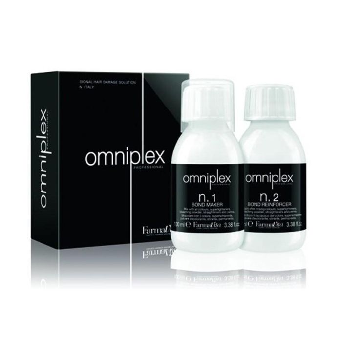 Farmavita Omniplex Compact Kit: Tratamiento Protección Cabello Coloración y Decoloración con Bond Maker N1 y Bond Reinforcer N2