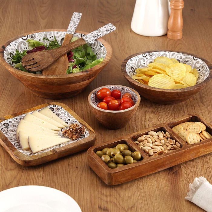 Set de Utensilios para Cocina Versa Glob Madera de mango 6 x 1 x 30 cm 2 Set de Utensilios para Cocina Versa Glob Madera de mango 6 x 1 x 30 cm 2