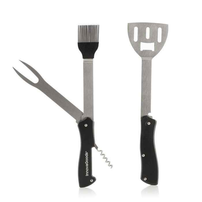 Set de Utensilios para Barbacoa 5 en 1 BBKit InnovaGoods 2 Set de Utensilios para Barbacoa 5 en 1 BBKit InnovaGoods 2