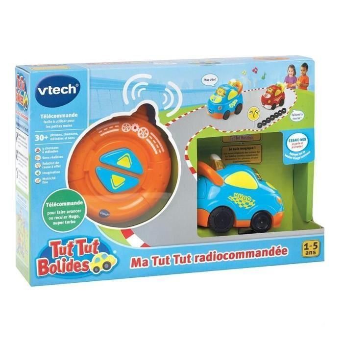 VTECH Ma Tut Tut Radio Control Hugo Súper Turbo – Coche RC con 3 Canciones, 6 Melodías, Frases y Sonidos Divertidos 2 VTECH Ma Tut Tut Radio Control Hugo Súper Turbo – Coche RC con 3 Canciones, 6 Melodías, Frases y Sonidos Divertidos 2