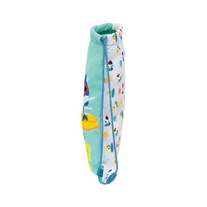 Bolsa Mochila con Cuerdas Baby Shark Surfing Azul Blanco 26 x 34 x 1 cm 3