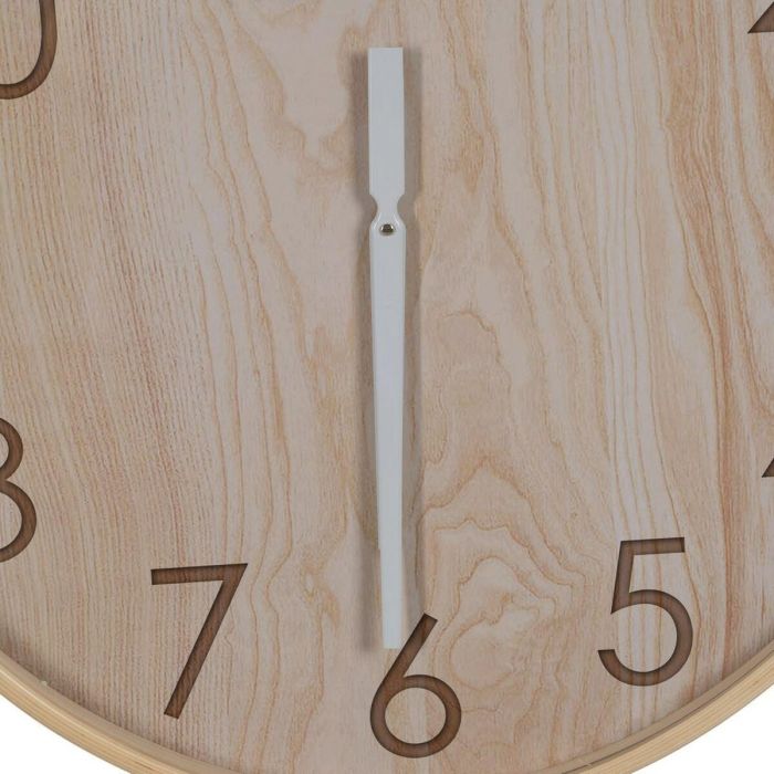 Reloj de Pared Natural Madera 60 x 60 x 5,5 cm 6