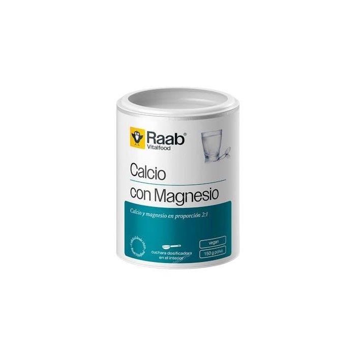 Raab Vitalfood Calcio Con Magnesio Polvo 150Gr