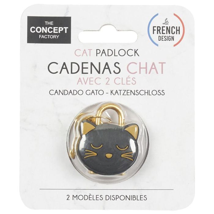 The Concept Factory Candado Gato Mon Chat Mon Ch Polipropileno 5