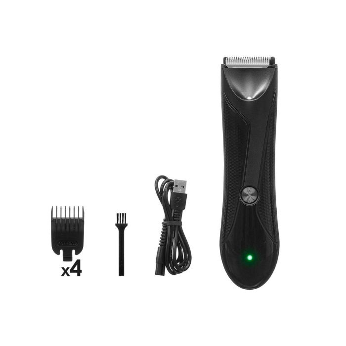 Argon Recortadora Negra con 4 Accesorios, 600mAh USB, Dimensiones 14.9x3.2x3.8 cm (Set de 12) 3