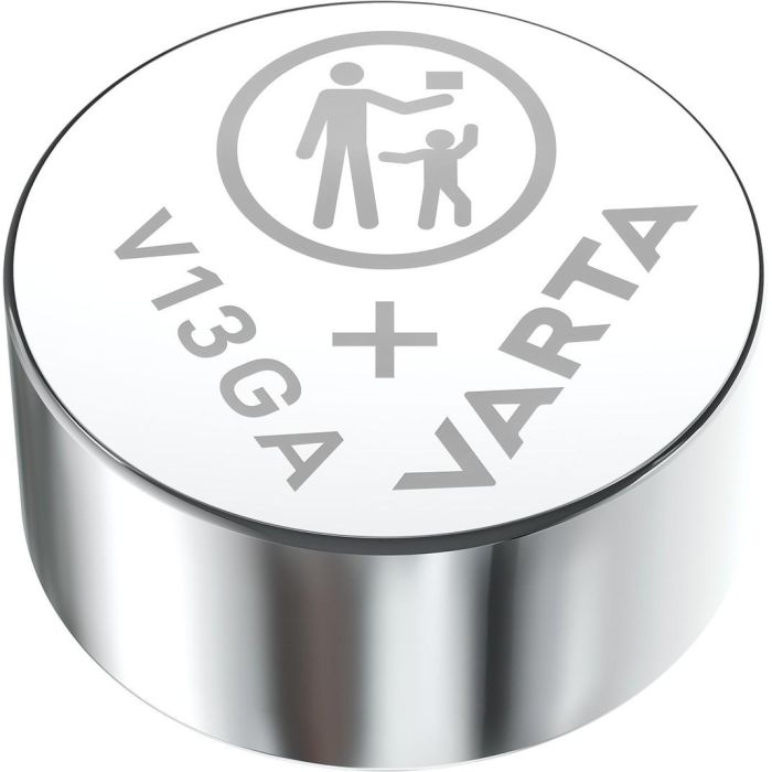 Varta V13GA (LR44) Pila Botón Alcalina 1.5V 155mAh - Blíster 2 Unidades 1