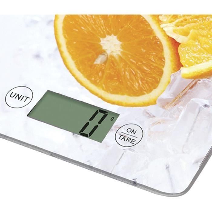 Little Balance LIT3760240780908 Báscula Culinaria Slim Naranja 2