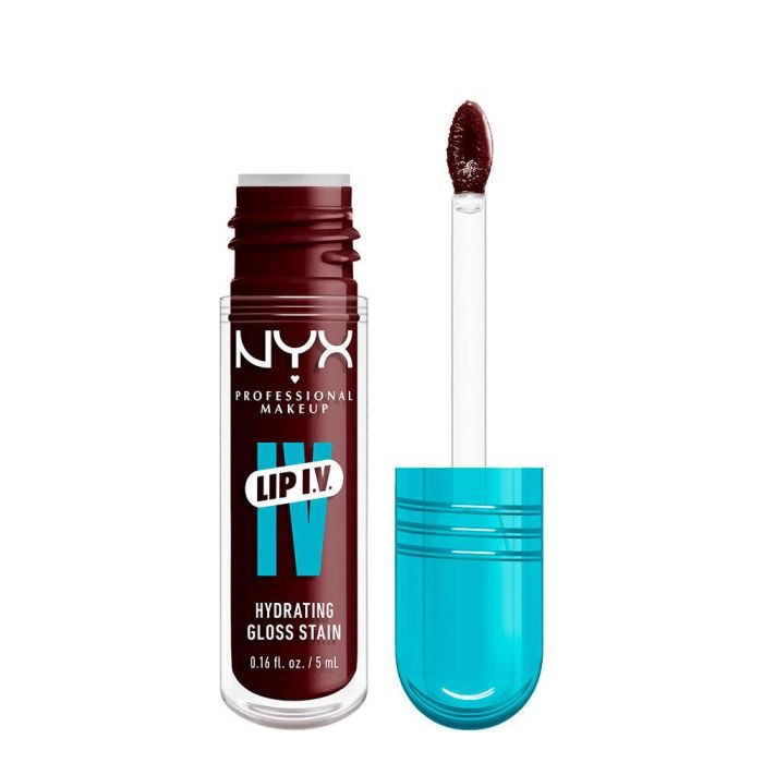 NYX PROFESSIONAL MAKEUP LIP I.V. Gloss Acabado Tinte #15-Water 'Bout Wine? Hidratante 5 ml