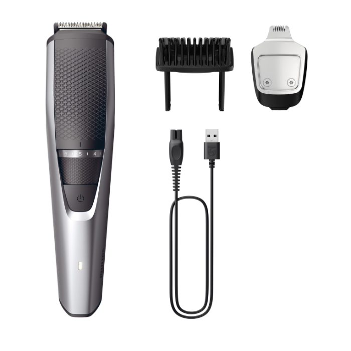 Philips BT3239/15 Barbero BEARDTRIMMER Series 3000 con Cuchillas Autoafilables, 90 min Autonomía, 20 Ajustes de Precisión