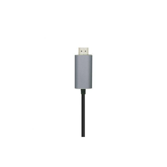 AISENS - CABLE CONVERSOR USB-C A HDMI NEGRO, 0.8M 1 AISENS - CABLE CONVERSOR USB-C A HDMI NEGRO, 0.8M 1