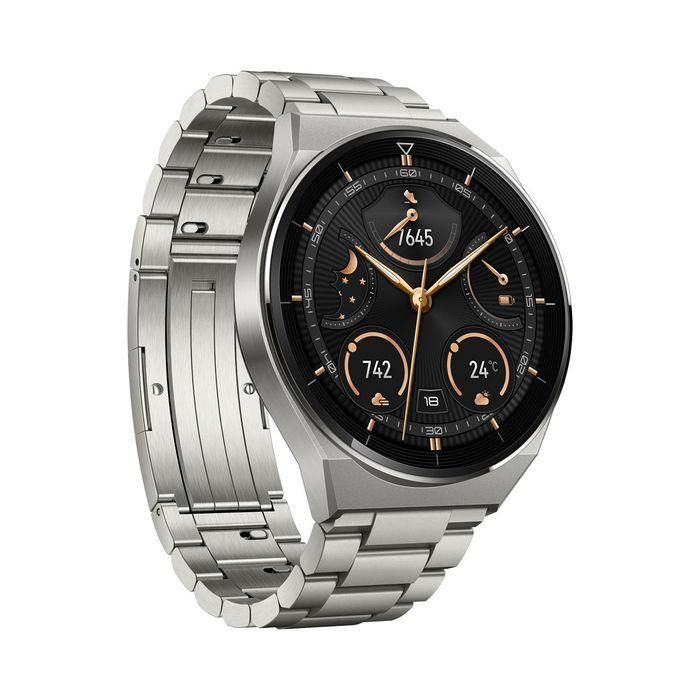 Huawei Watch GT 3 Pro Smartwatch 46mm con Pantalla AMOLED 1.43" (3.63 cm), Conectividad 4G, GPS y Diseño en Titanium 1 Huawei Watch GT 3 Pro Smartwatch 46mm con Pantalla AMOLED 1.43" (3.63 cm), Conectividad 4G, GPS y Diseño en Titanium 1