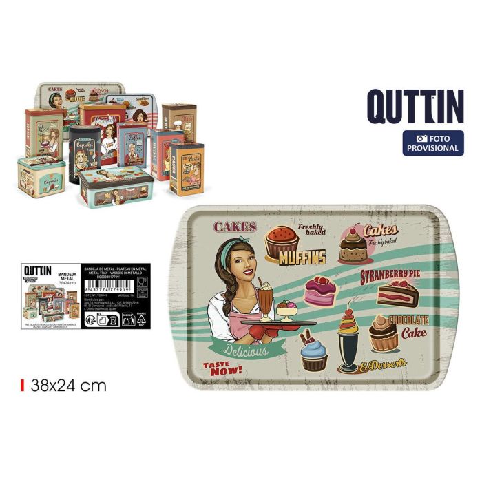 Bote Metálico Quttin CEREALS (12 Unidades) 1 Bote Metálico Quttin CEREALS (12 Unidades) 1