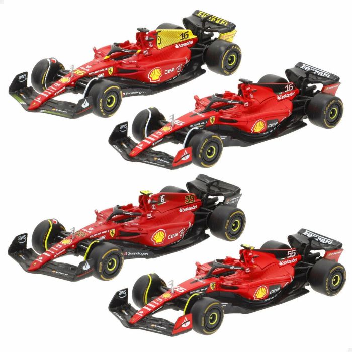 Coche de juguete Ferrari LECLERC (4 Unidades) 6 Coche de juguete Ferrari LECLERC (4 Unidades) 6