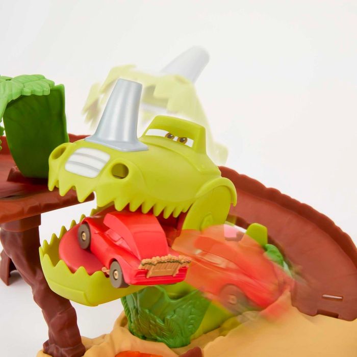 Mattel Cars On The Road La Aventura Del Dinosaurio HMD74 Rayo McQueen Set de Juego 3