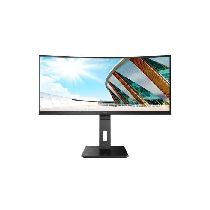 Monitor Profesional Ultrapanorámico Curvo AOC CU34P2A 34"/ WQHD/ Multimedia/ Negro 0 Monitor Profesional Ultrapanorámico Curvo AOC CU34P2A 34"/ WQHD/ Multimedia/ Negro 0