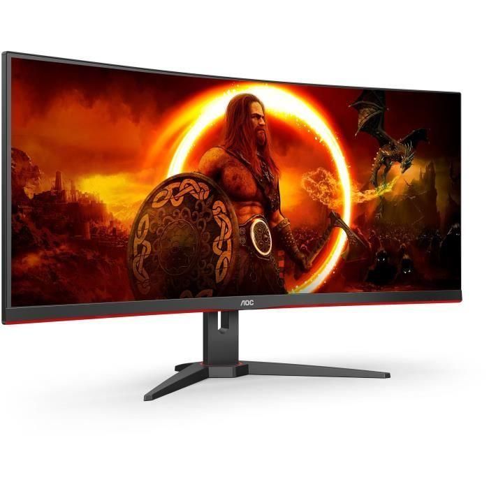 AOC CU34G2XE 34 WQHD Monitor PC Curvo Panel VA 144Hz 1ms 1 HDMI 1DP Sincronización Adaptativa Negro 2