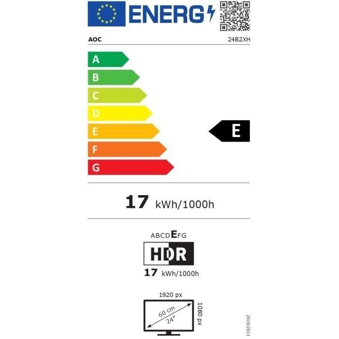 Monitor AOC 24B2XH/EU 23,8" LED IPS Flicker free 75 Hz 3