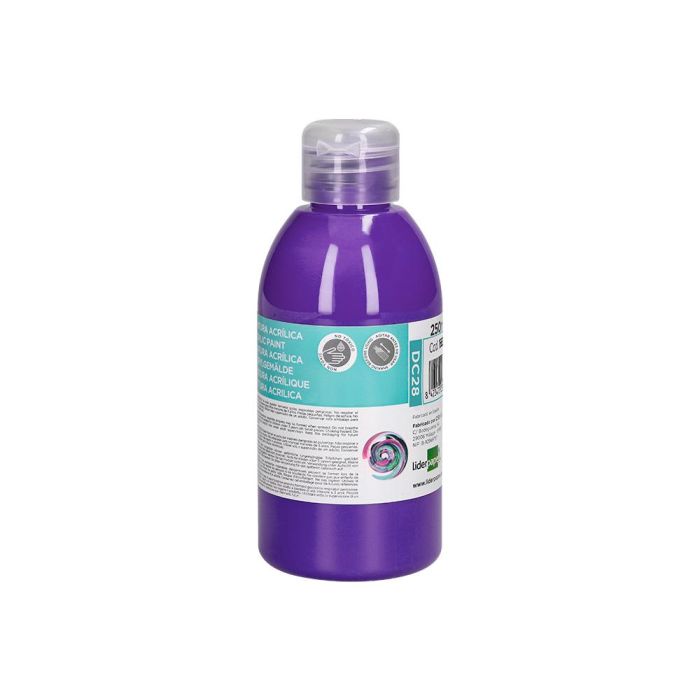 Pintura Acrilica Liderpapel Bote De 250 mL Violeta 1