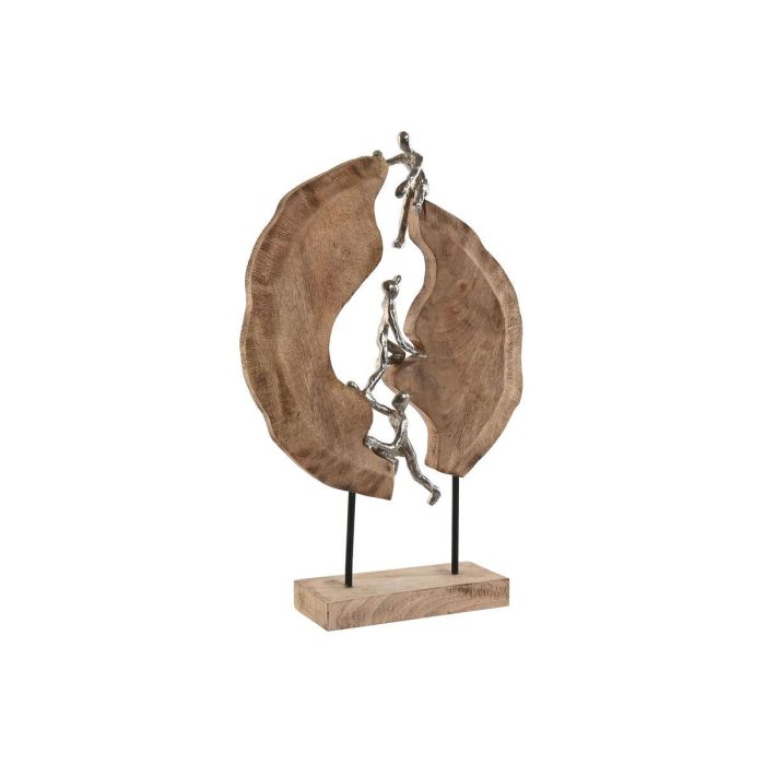 Figura Urban DKD Home Decor Marron Plateado 9 x 52 x 35 cm