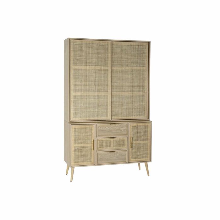 Vitrina Scandi DKD Home Decor Natural 38.5 x 196 x 120 cm